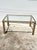 Mid-Century Modern Feathered Interlocking Chain Link Coffee Table in Gold Finish For Sale - Image 10 of 10