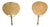 Italian Modern Wall Lamp Uchiwa attributed to Ingo Maurer for M-Design, 1970s, Set of 2 For Sale