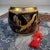 Black Japanese Decorative Taiko Drum with Gold Crane Motif, 1960s For Sale - Image 8 of 10