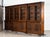 Late 19th Century English Carved Oak Breakfront Glazed Bookcase, 1870s For Sale - Image 5 of 18