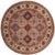 Beige Rustic Kazak Light Blue/Beige Wool Round Rug- 8'0''x8'0'' For Sale - Image 8 of 9