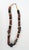 Metal Vintage 1990s Artist Made Tribal Bauxite Pottery Beaded Necklace For Sale - Image 7 of 7