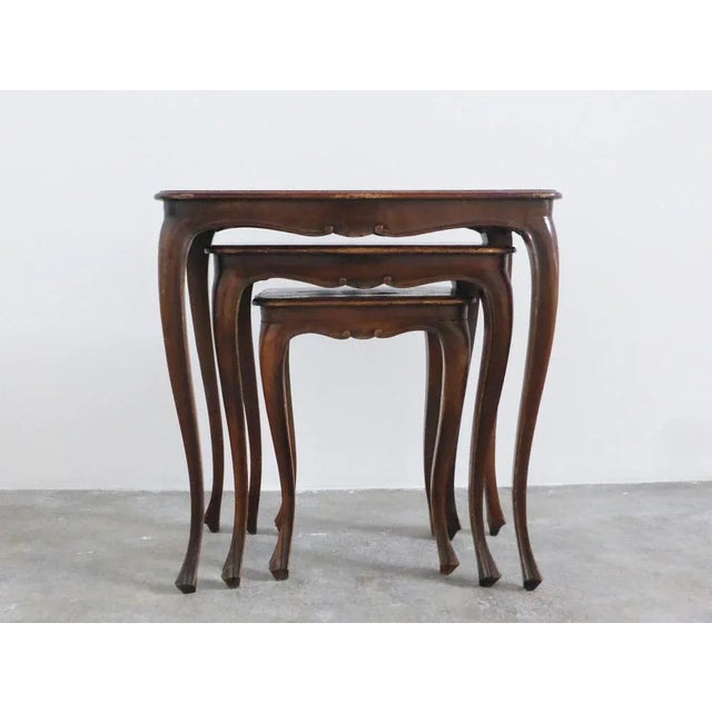 Triptych Coffee Tables, 1950s, Set of 3 For Sale - Image 9 of 9