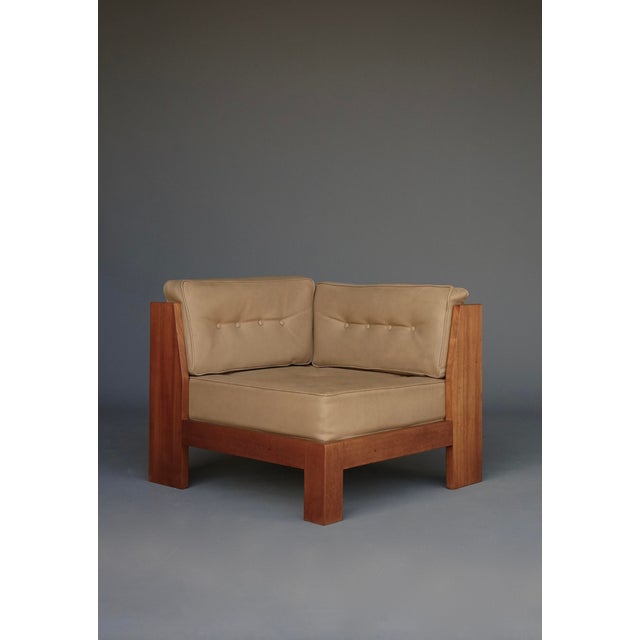 Teak Corner Chair by Wim Den Boon, 1960s For Sale - Image 9 of 17