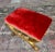 Louis XVI Style Red Velvet Upholstered Giltwood Stools -Set of 4 For Sale In Los Angeles - Image 6 of 10