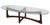 Iconic. mid century ribbon coffee table, designed by Adrian Pearsall c. 1950/60's. The table features an interlocking...