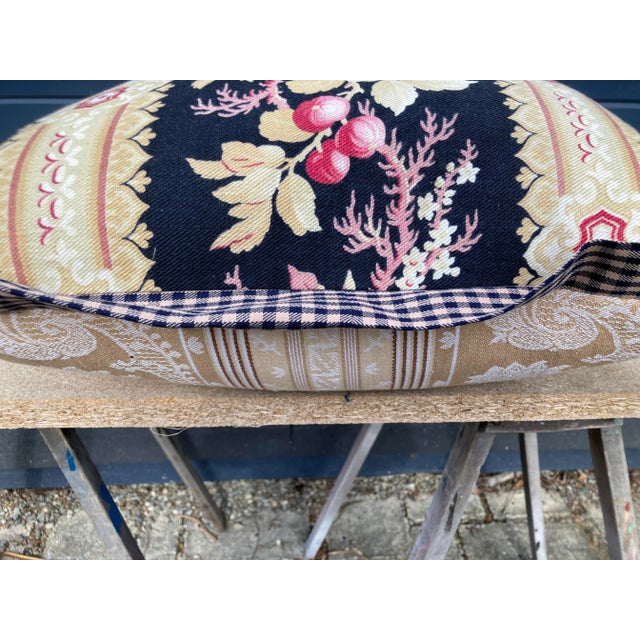 Late 19th Century Antique French Fabric Pillow For Sale - Image 5 of 6