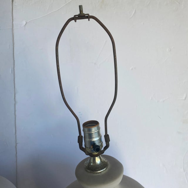 Ceramic 1980s Large Ceramic Lamps Signed Krum - a Pair For Sale - Image 7 of 12