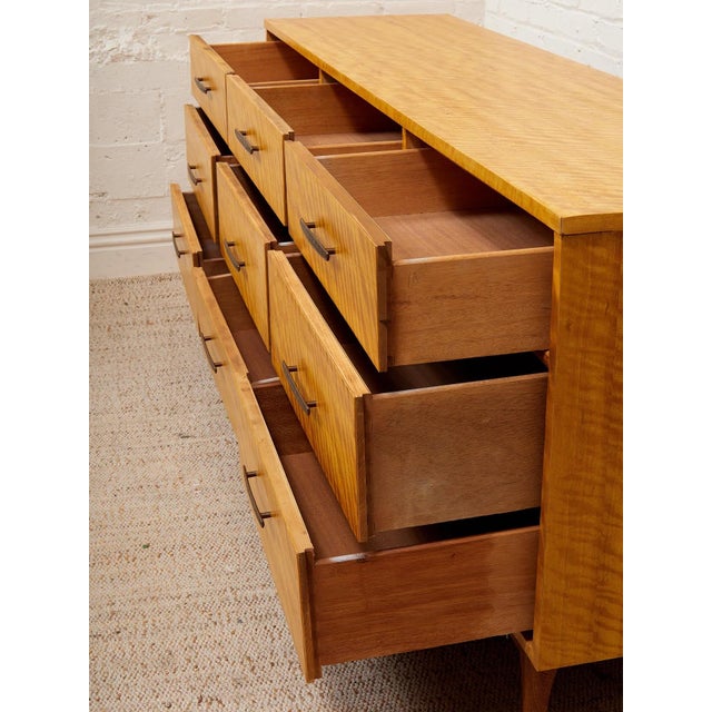Madagascar Vintage Nine Drawer Dresser For Sale In Los Angeles - Image 6 of 12