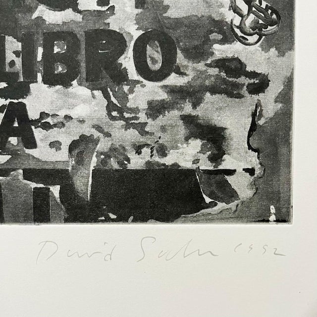 Black David Salle, David Salle Photogravure Heliogravure "Lucky" Pictures Generation Signed Print, 1992 For Sale - Image 8 of 8