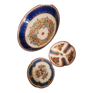 Collection of Three Austrian Enamel Items For Sale