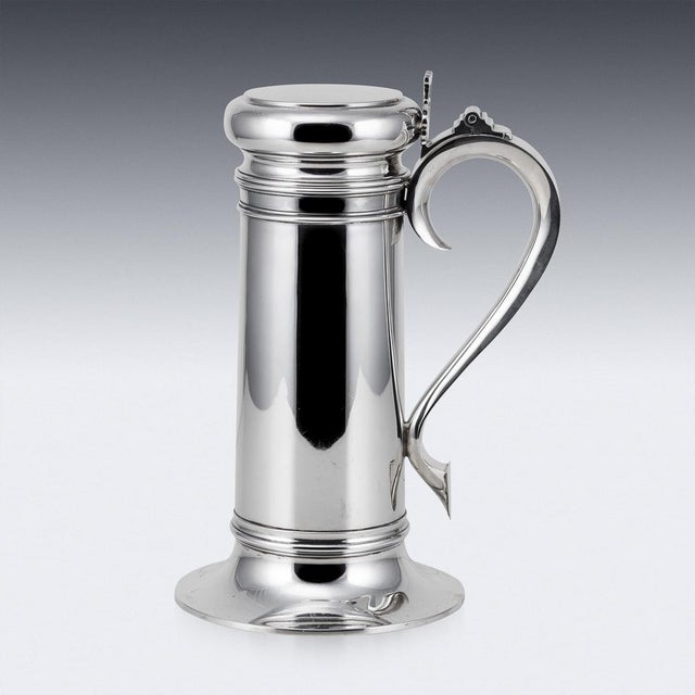 20th Century American Silver Tankard Cocktail Shaker, New York, 1900s For Sale - Image 17 of 18