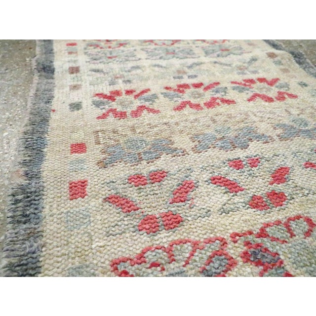 Rustic Galerie Shabab Collection Mid-20th Century Turkish Anatolian Throw Rug For Sale - Image 3 of 7