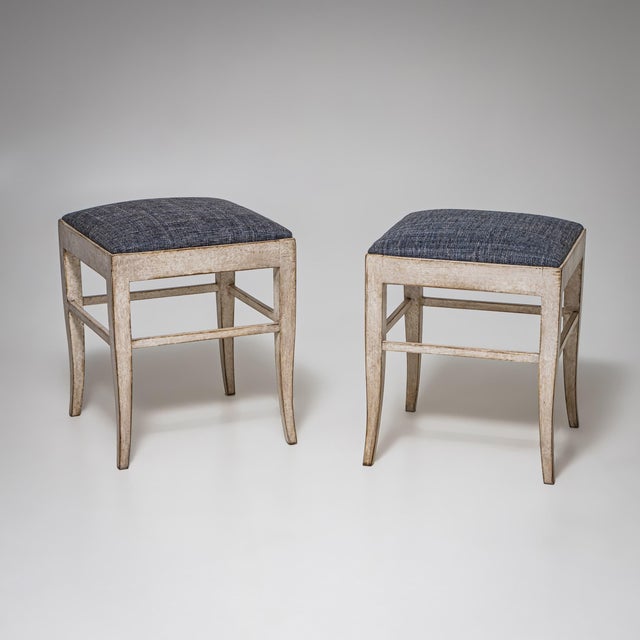 Painted Stools, 1800s, Set of 2 For Sale - Image 6 of 6