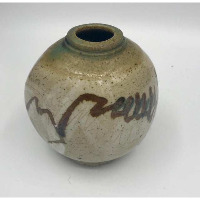 Mid-Century Modern 1960s Cynthia Bringle Studio Pottery Bud Vase For Sale - Image 3 of 7