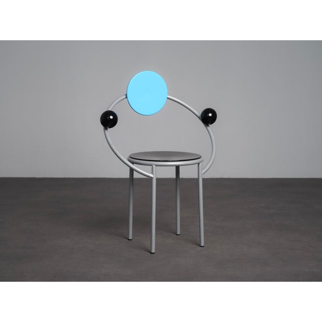 Postmodern First Chairs by Michele De Lucchi for Memphis Milano, Italy, 1981, Set of 2 For Sale - Image 3 of 11