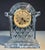 Waterford Crystal “Lismore” Mantle Carriage Clock Gold Face (7.25-inch, Vintage, New Battery) For Sale - Image 18 of 18