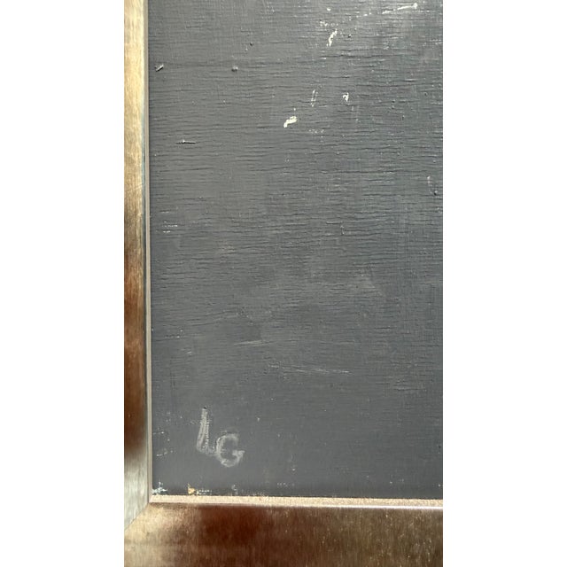 Silent Lion Minimalist Painting by Lado Gorgadze For Sale - Image 4 of 8