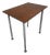 Vintage Industrial Steel and Composite School Desk, 1960s For Sale