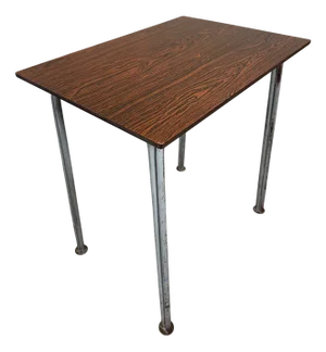 Vintage Industrial Steel and Composite School Desk, 1960s
