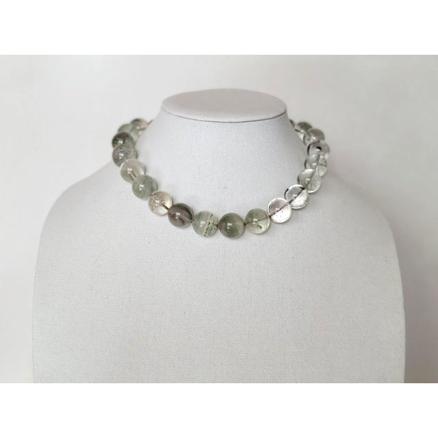 Phantom Quartz Knotted Necklace For Sale - Image 10 of 11
