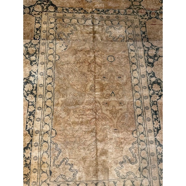 Traditional Antique Turkish Oushak Floral Rug 10'x7'10'' For Sale - Image 3 of 9