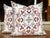 New custom-made Cafiero Select pillows in a colorful fabric from Jane Churchill, featuring a central flower with radiating...