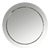 Round Mirrored Glass Wall Mirror, 1970s For Sale