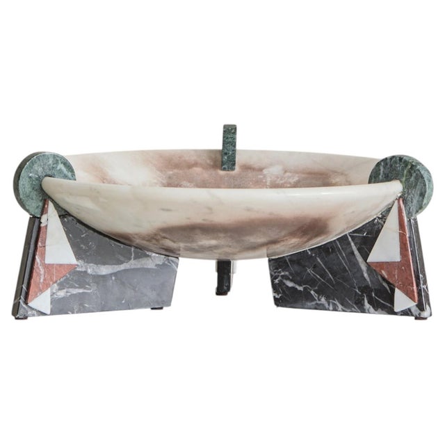 Italian 'Trisio' Marble bowl designed by G. Galli for Up&Up For Sale