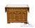 Rustic Thomasville Furniture Homecoming Collection Solid Oak Rustic Country Style 56" Drop Leaf Server Buffet W. Granite Top For Sale - Image 3 of 18