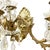 Rococo Four-Light Crystal and Bronze Wall Lamps, 1900s, Set of 2 For Sale - Image 3 of 9