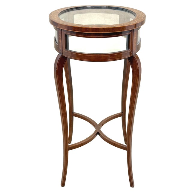 19th Century 19th Century Mahogany Oval Bijouterie Display Table, 1890 For Sale - Image 5 of 14