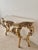 French Louis XV Style Vintage Giltwood Rococo Carved Console Table Vintage For Sale - Image 9 of 15