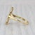 Mid-Century Modern Mid 20th Century Italian Vibrant Blue Enamel Diamond Ring 18k Yellow Gold Size 6.75 For Sale - Image 3 of 7