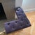 Brass Fire Fender With Purple Velvet Seating For Sale In New York - Image 6 of 6