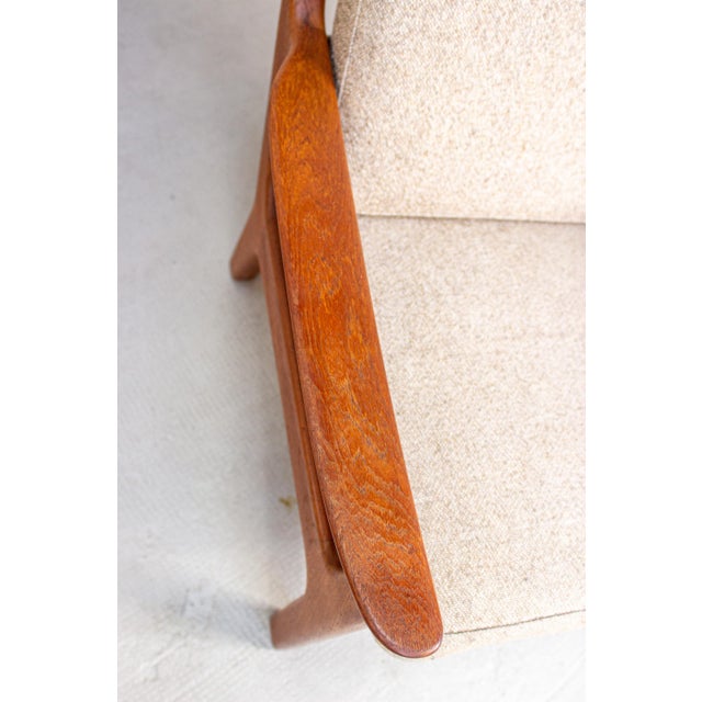 Beige Mid-Century Danish Teak Armchair from Juul Kristensen, 1960s For Sale - Image 8 of 17