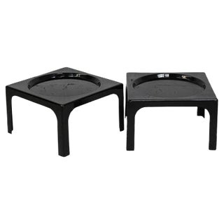 Space Age Fiberglass Coffee Tables, 1970s, Set of 2 For Sale