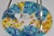 Loys Lucha French Art Deco Pendant Light 1930s - Blue Orange Tropical Leaves For Sale - Image 10 of 10