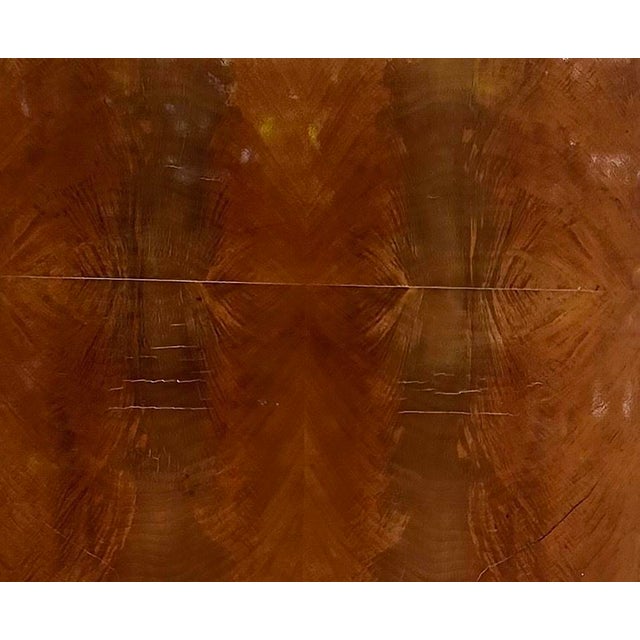 French Art Deco Flip-Top Mahogany Game Table, Porteneuve Attributed, Circa 1940s For Sale - Image 10 of 13