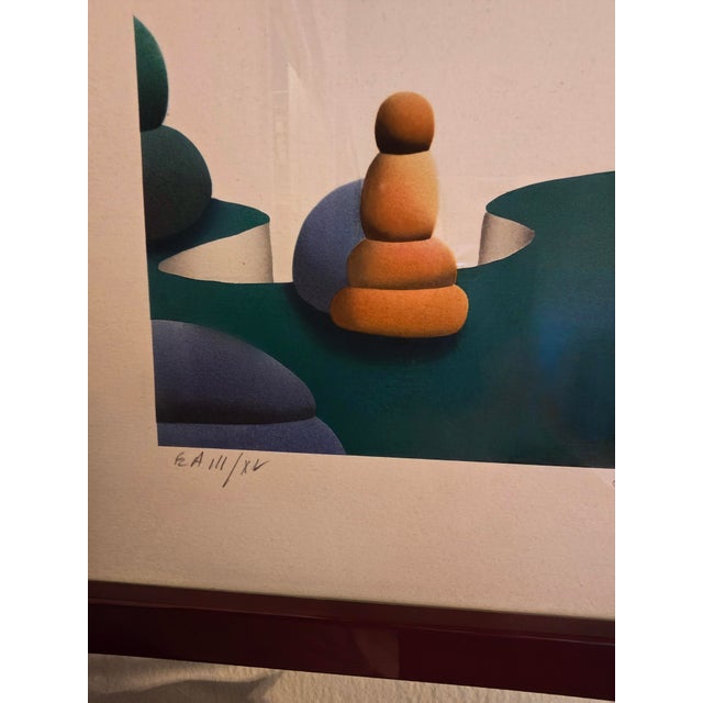 Modern 1970s Michel Pellus "Punny's Dream" Surreal Realism Art For Sale - Image 3 of 3