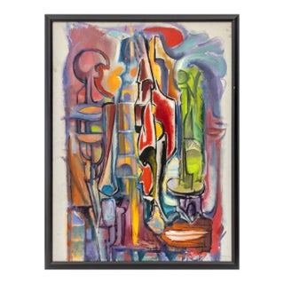 David Atkins "The Flame" Oil on Canvas For Sale