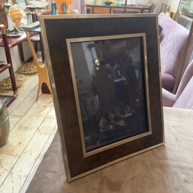 1970s Mid-Century Modern High Quality Italian Picture Frame For Sale - Image 11 of 13