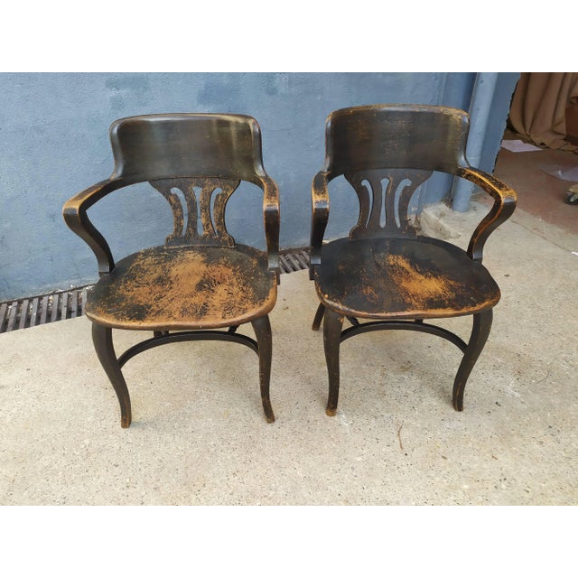 Set of Antique Armchairs by Johnson Ford For Sale - Image 5 of 18