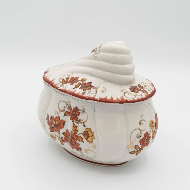 Vintage Porcelain Candy Dish by Albert Laurent for Couleuvre, 1940s For Sale - Image 9 of 15