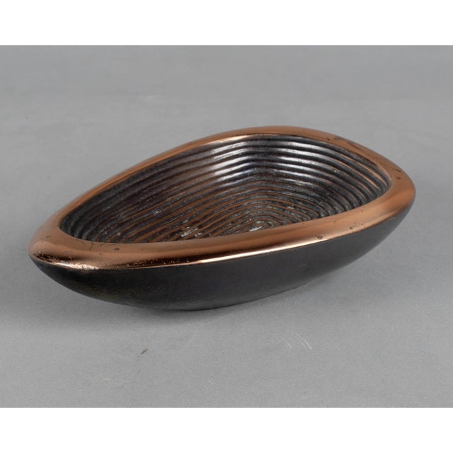 Mid 20th Century Ben Seibel Copper Jenfred-Ware Thumbprint Bowl For Sale - Image 5 of 15