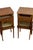 Early 20th Century Antique French Mahogany Bedside Cabinets with Marble Tops, 1900, Set of 2 For Sale - Image 5 of 16