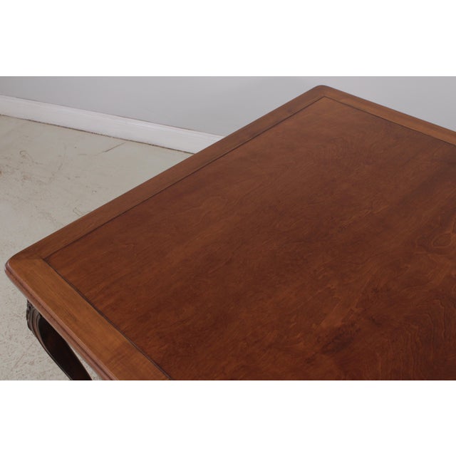 Cherry French Louis XV Style Banded Dining Table For Sale In Philadelphia - Image 6 of 16
