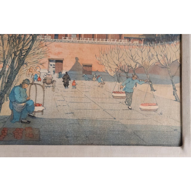 Early 20th Century Woodblock Print by Elizabeth Kelly, Forbidden City Gate, Peking For Sale - Image 10 of 15