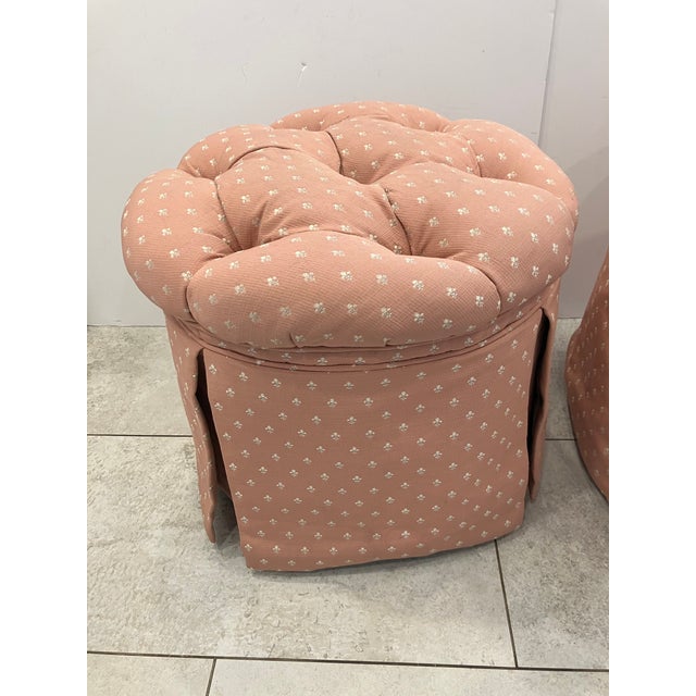 Pair of 1990s Custom Ottomans For Sale - Image 9 of 9