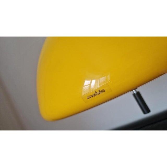 Mid-Century Space Age Yellow Pendant by Guzzini for Meblo, Italy, 1970s For Sale - Image 15 of 17